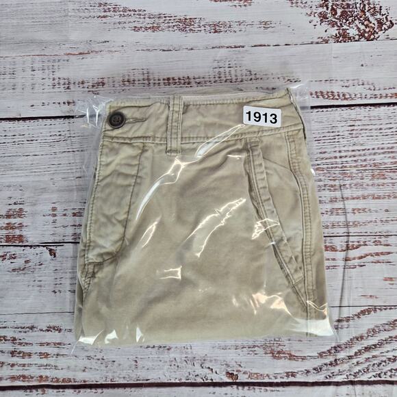 Abercrombie & Fitch Men's Chino Tan Khaki Pants 28 Cotton Neutral Earthy Casual - Picture 12 of 12